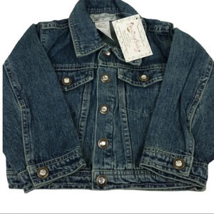 NESTING BABY NWT JEAN JACKET GIRL SZ 6-12 MONTHS